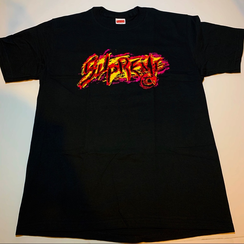 Supreme Scratch Tee Black